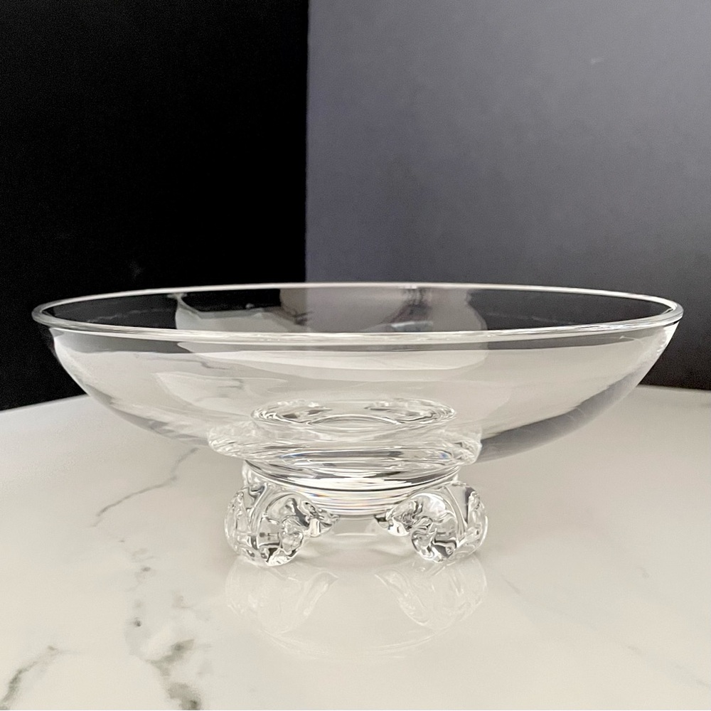 8" Scroll Footed Bowl by Steuben